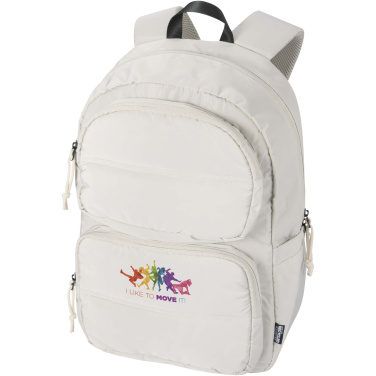 Logo trade advertising products picture of: Puffer 15.6" GRS recycled laptop backpack 18L