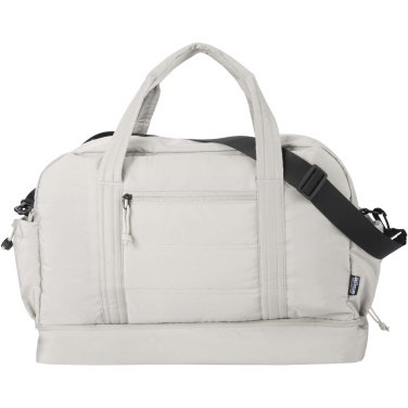 Logotrade promotional products photo of: Puffer GRS recycled duffel bag with insulated bottom 30L