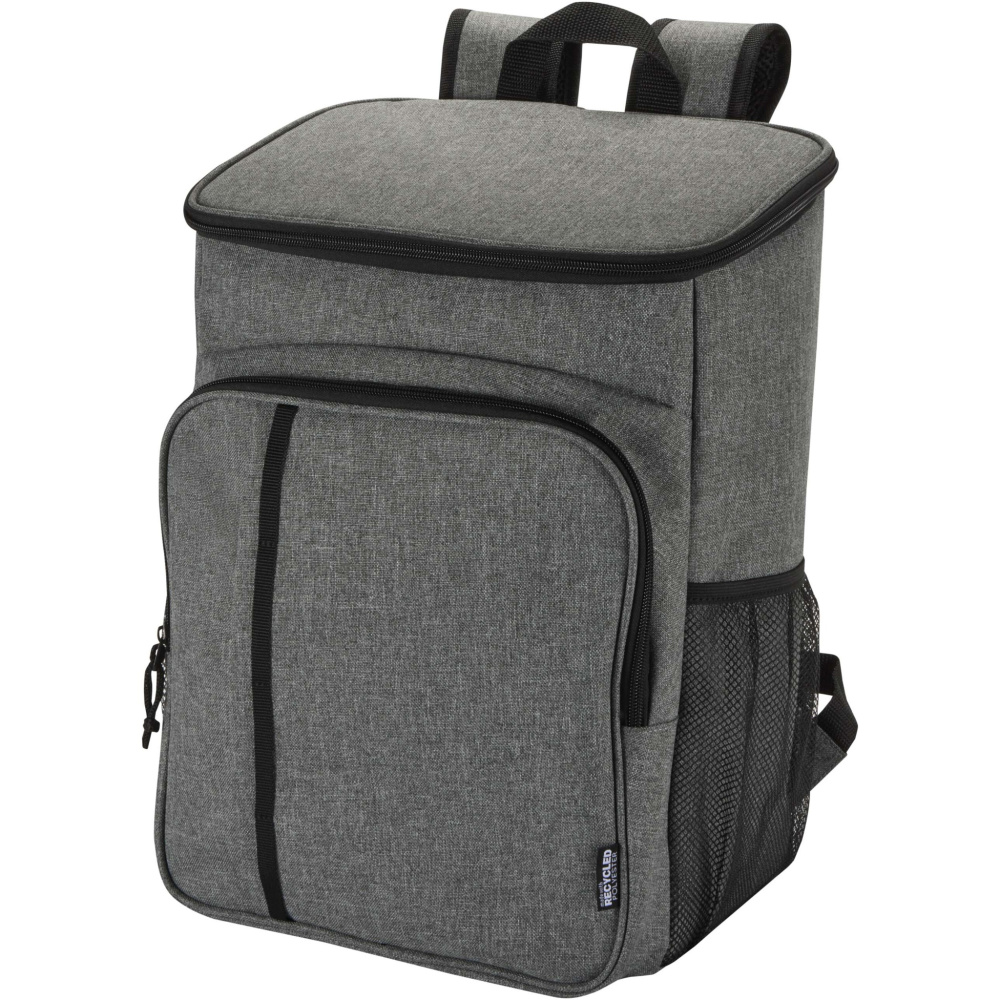 Logotrade promotional merchandise photo of: Tundra GRS recycled picnic cooler backpack with cutlery set 20L