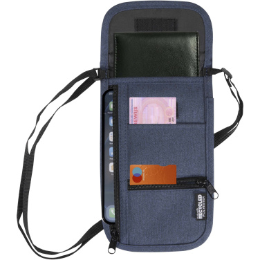 Logotrade promotional giveaway image of: Ross GRS recycled smart travel pouch