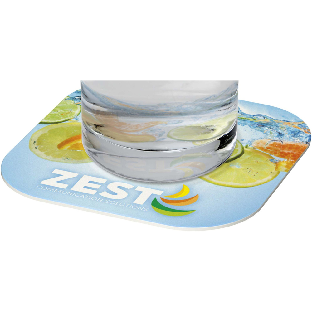 Logo trade corporate gifts picture of: Lumin square coaster