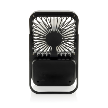 Logotrade promotional product image of: Aervina RCS recycled plastic re-chargeable desk fan