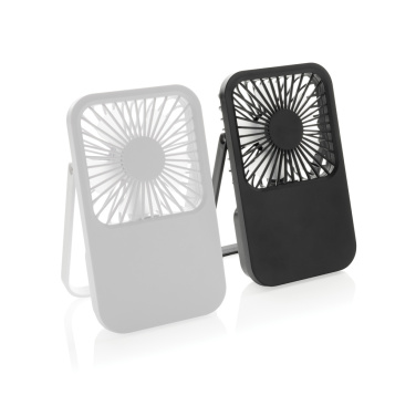 Logotrade corporate gift image of: Aervina RCS recycled plastic re-chargeable desk fan