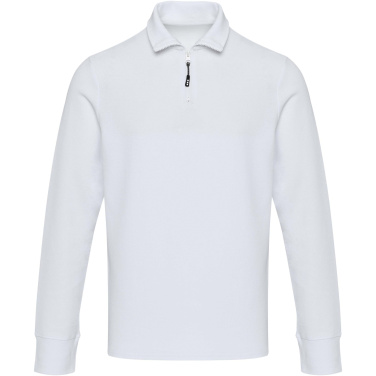 Logo trade promotional item photo of: Zeus long sleeve unisex half zip polo
