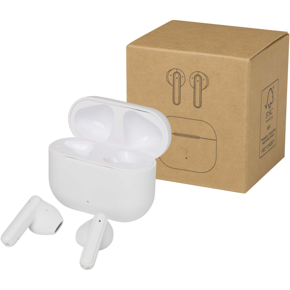 Logotrade promotional merchandise picture of: Altais recycled plastic True Wireless Bluetooth® headset