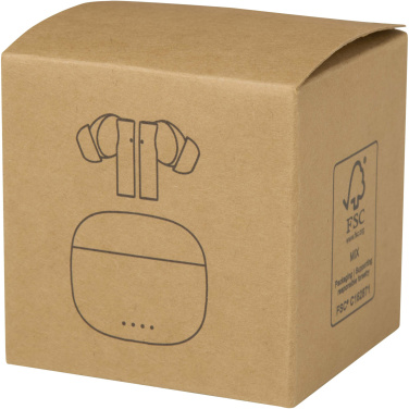 Logotrade promotional item picture of: Alterf recycled plastic True Wireless Bluetooth® headset with silicone eartips