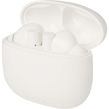 Logo trade promotional items picture of: Alterf recycled plastic True Wireless Bluetooth® headset with silicone eartips