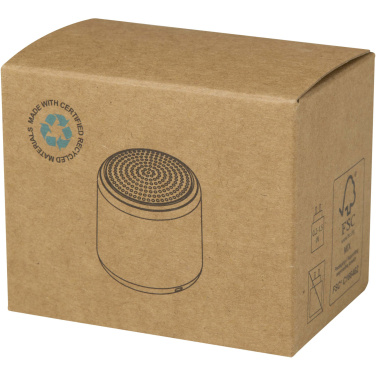 Logo trade promotional items image of: Velkis 3W recycled plastic wireless Bluetooth® speaker