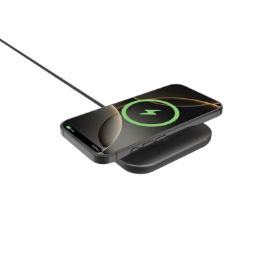 Logo trade promotional gift photo of: Quantum ultra-fast 25W magnetic wireless charging pad