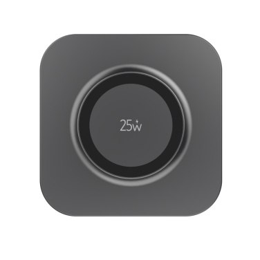 Logo trade promotional giveaways image of: Quantum ultra-fast 25W magnetic wireless charging pad