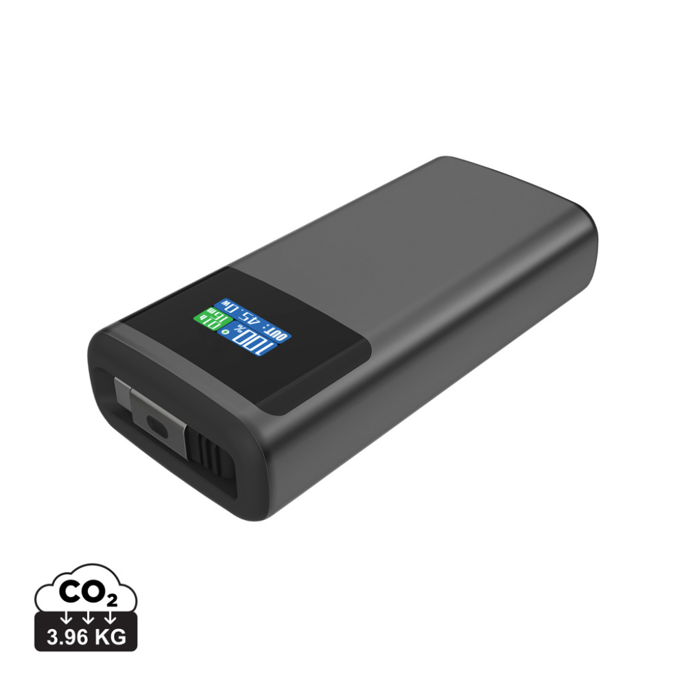 Logotrade advertising product picture of: Quantum RCS ultra-fast PD45W 10.000mAh powerbank with screen