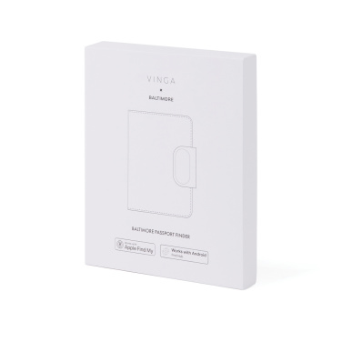 Logotrade promotional gift image of: VINGA Baltimore RCS Passport Cover With Finder Dual