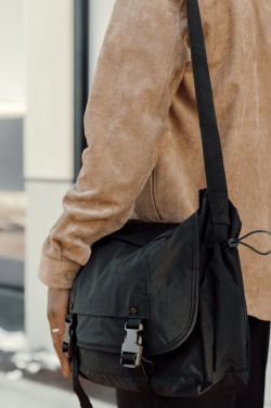 Logo trade promotional item photo of: KENTO URBAN RCS recycled nylon 15.6 inch Messenger