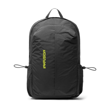 Logo trade promotional items image of: KENTO URBAN RCS recycled nylon 15.6 inch Backpack with front