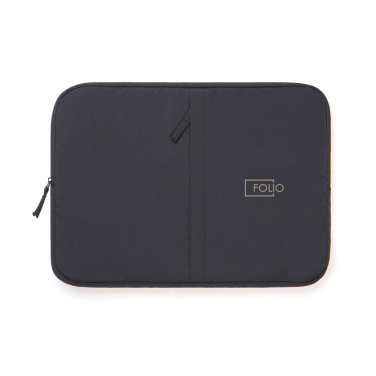 Logo trade promotional merchandise image of: KENTO URBAN RCS recycled nylon 15.6 inch laptop sleeve