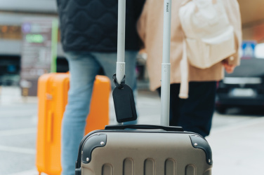 Logotrade promotional product image of: Globefind Dual RCS luggage tag with worldwide locating