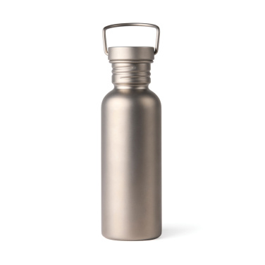 Logo trade promotional gifts image of: Nordic Drift Trail Ultra Light Titanium 600ml Water Bottle