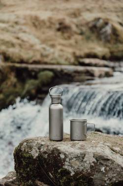 Logo trade promotional gift photo of: Nordic Drift Trail Ultra Light Titanium 600ml Water Bottle