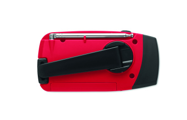 Logo trade promotional giveaways picture of: Portable radio SOS with LED torch