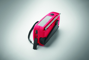 Logotrade promotional gift image of: Portable radio SOS with LED torch