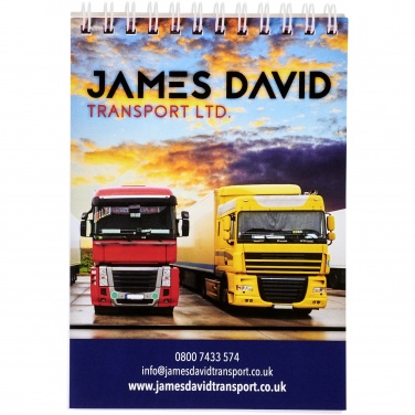 Logo trade ärikingitused foto: Desk-Mate® spiraalne A6 märkmik