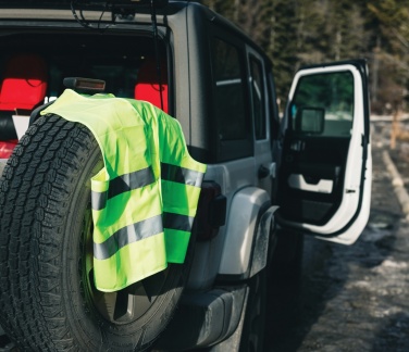 Logotrade firmakingid pilt: GRS taaskasutatud PET hästi nähtav turvavest