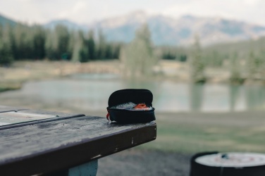 Logotrade ärikingitused pilt: RCS taaskasutatud nubuck PU kotike esmaabikomplekt postitatav