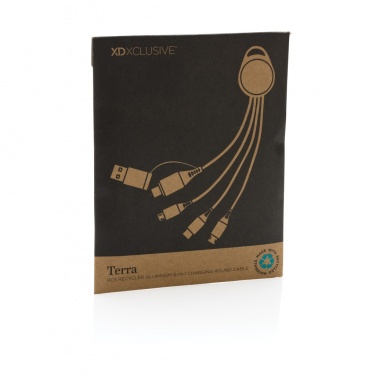 Logo trade ärikingid foto: Terra RCS taaskasutatud alumiiniumist 6-in-1 laadimiskaabel