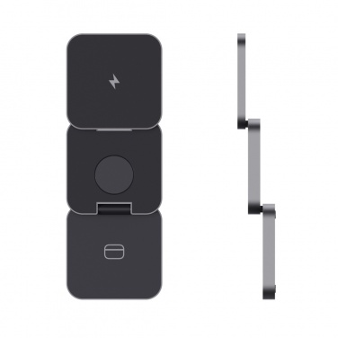 Logotrade reklaamtooted pilt: Terra RCS taaskasutatud alumiiniumist kokkupandav kolm ühes 15 W laadija