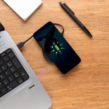 Logo trade ärikingid foto: 5 W juhtmevaba laadimisalus ümmargune