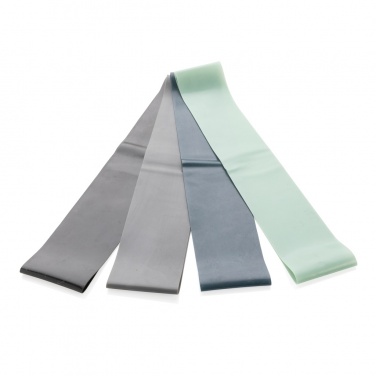 Logotrade reklaamtoote foto: 4tk elastsed fitness-rihmad kotis