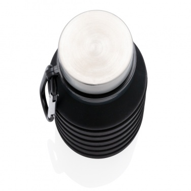 Logo trade ärikingi pilt: Lekkekindel kokkupandav kaanega silikoonpudel