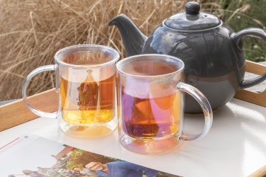 Logo trade reklaamtooted foto: Deluxe topeltseinaga galvaniseeritud klaasist kruus