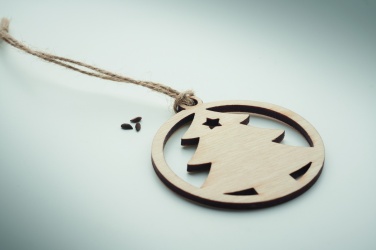 Logotrade ärikingituse foto: Puidust puukujuline riidepuu