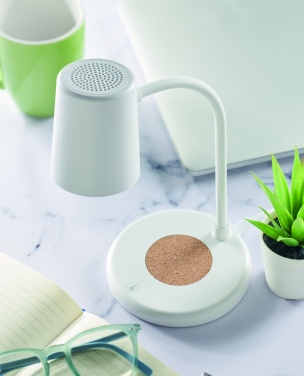 Logotrade reklaamkingituse foto: Juhtmeta laadija, lambikõlar