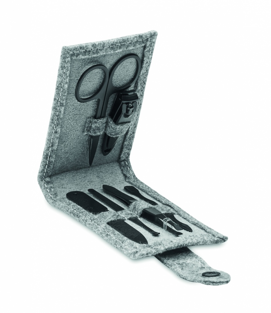 Logo trade ärikingi pilt: RPET vildist 6-osaline maniküürikomplekt