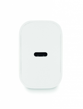 Logotrade firmakingitused pilt: 20W 2-pordiline USB-laadija EU pistik