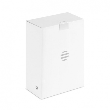 Logotrade firmakingituse foto: Roostevabast terasest lõunakarp