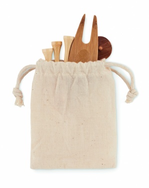 Logo trade reklaamkingitused foto: Golfitarvikute komplekt kotis