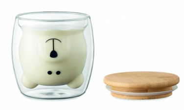 Logotrade firmakingituse foto: Kaheseinaline borosilikaatkruus