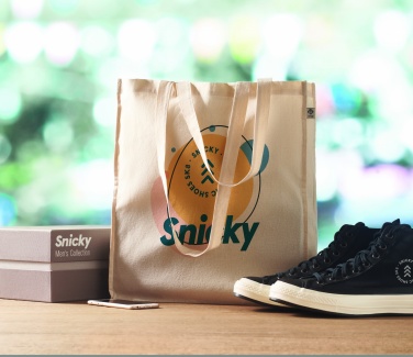 Logo trade firmakingi pilt: Orgaanilisest puuvillast ostukott