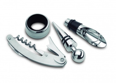 Logotrade reklaamtoote foto: Veinikomplekt plekkkarbis