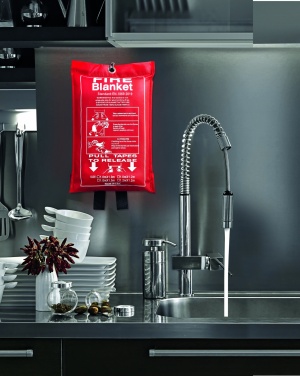 Logotrade ärikingi foto: Tulekustutustekk kotis 100x95cm