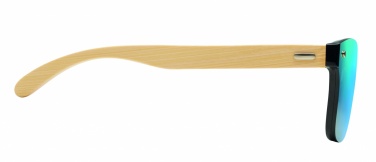 Logotrade reklaamtooted pilt: Bambusest sangadega peegelklaasiga päikeseprillid PALDISKI