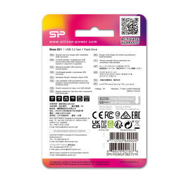 Logo trade reklaamkingi pilt: Pendrive Silicon Power Blaze B21 3.1