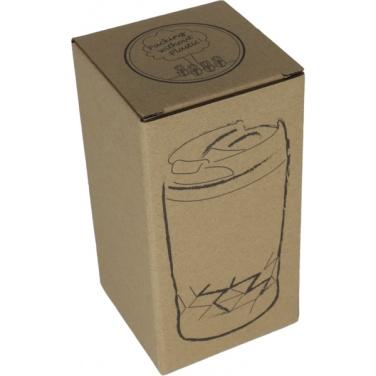 Logotrade meene foto: Roostevabast terasest kaanega kruus ROMA 250 ml