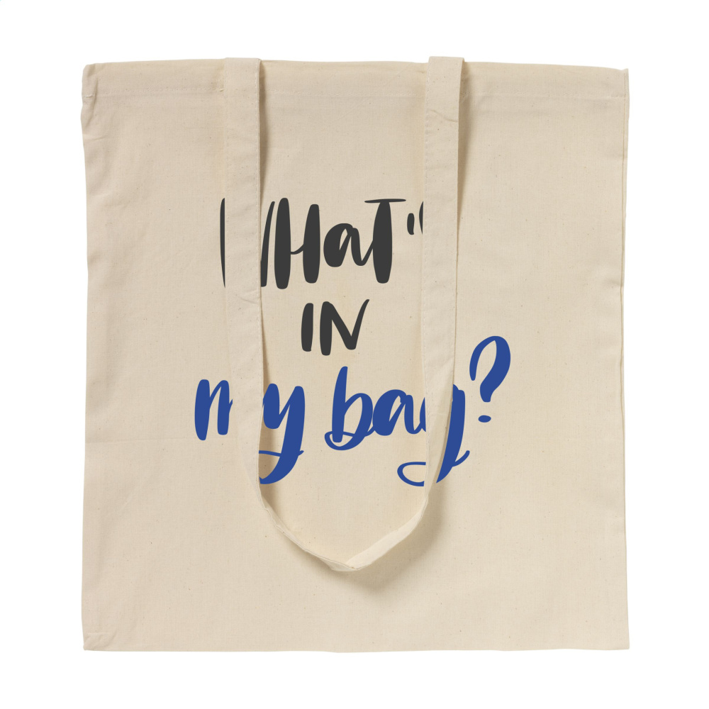 Logotrade reklaamkingid pilt: ShoppyBag (100 g/m²) pikkade sangadega puuvillane kott