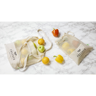Logo trade firmakingitused foto: Natura Organic Mesh Shopper (180 g/m²) ostukott
