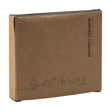 Logotrade ärikingid pilt: Bambusest 10 W juhtmevaba laadija juhtmevaba kiirlaadija