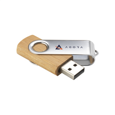Logotrade ärikingid pilt: USB Twist Bamboo 16 GB